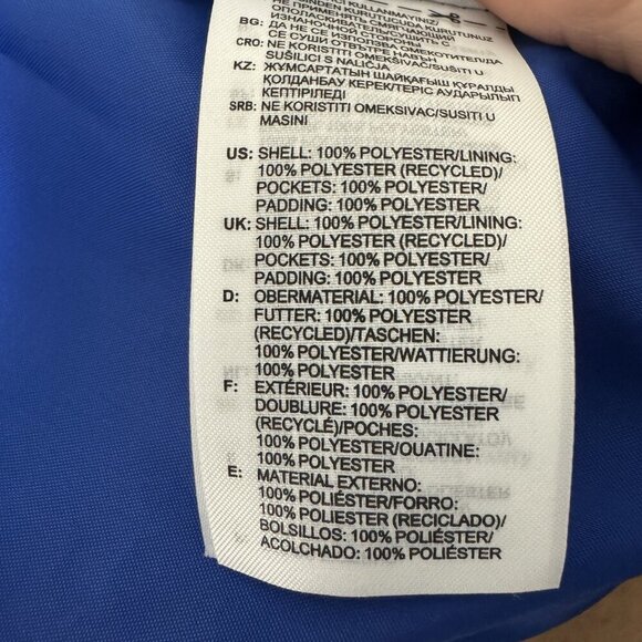 NEW Adidas BSC Performance Insulated Jacket Blue CZ0617 Men’s Size Small - Picture 16 of 16